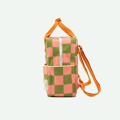 Small Checkerboard Backpack | Sprout Green