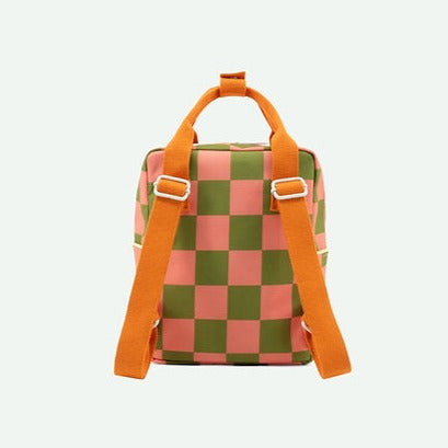 Small Checkerboard Backpack | Sprout Green