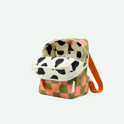Small Checkerboard Backpack | Sprout Green