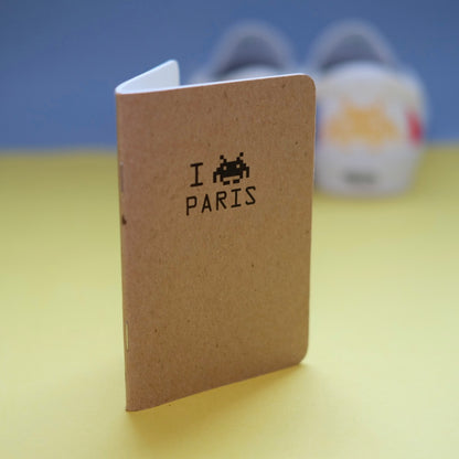 Space Invader Paris Pocket Notebook