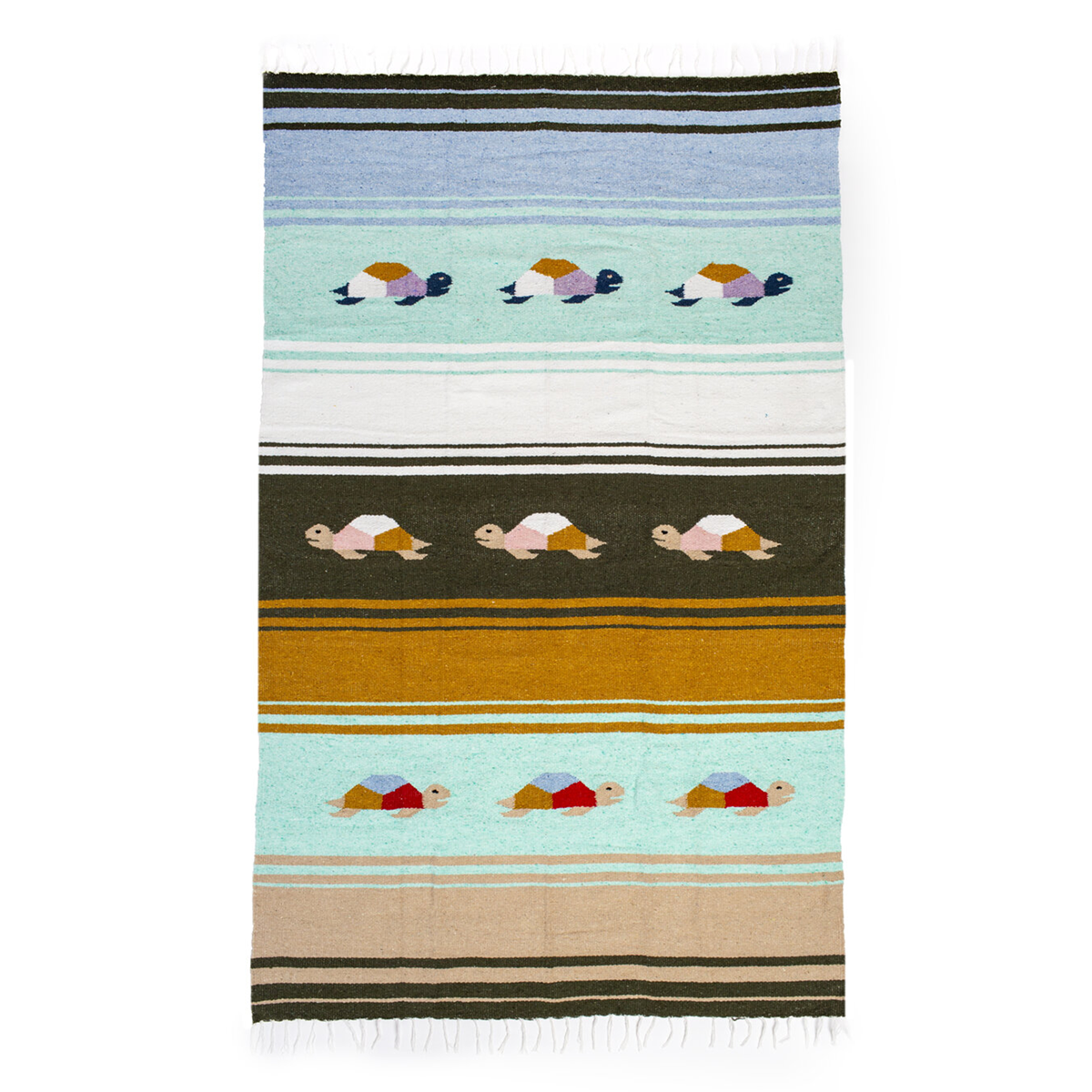 Caminito Tortuga Verde Blanket