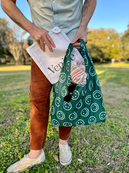 Baggu Reusable Tote: Forest Happy