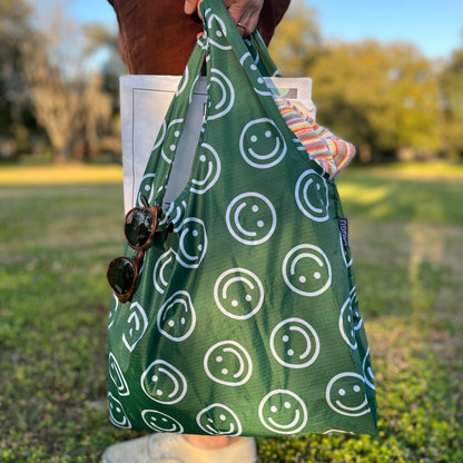 Baggu Reusable Tote: Forest Happy