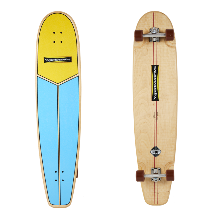 Huntington Hop Longboard: Sky Cream