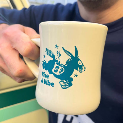 Rise & Vibe Diner Mug